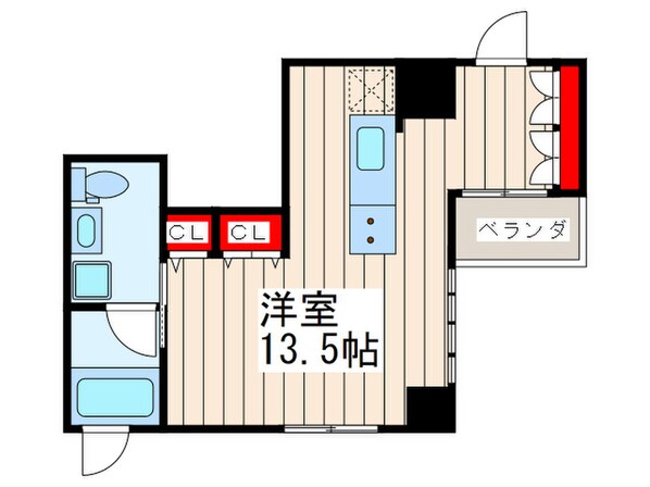 ＫＷレジデンス堺筋本町の物件間取画像